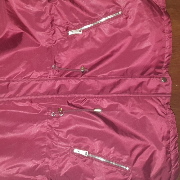 Ambiance outerwear burgundy coat - Picture 5 of 6